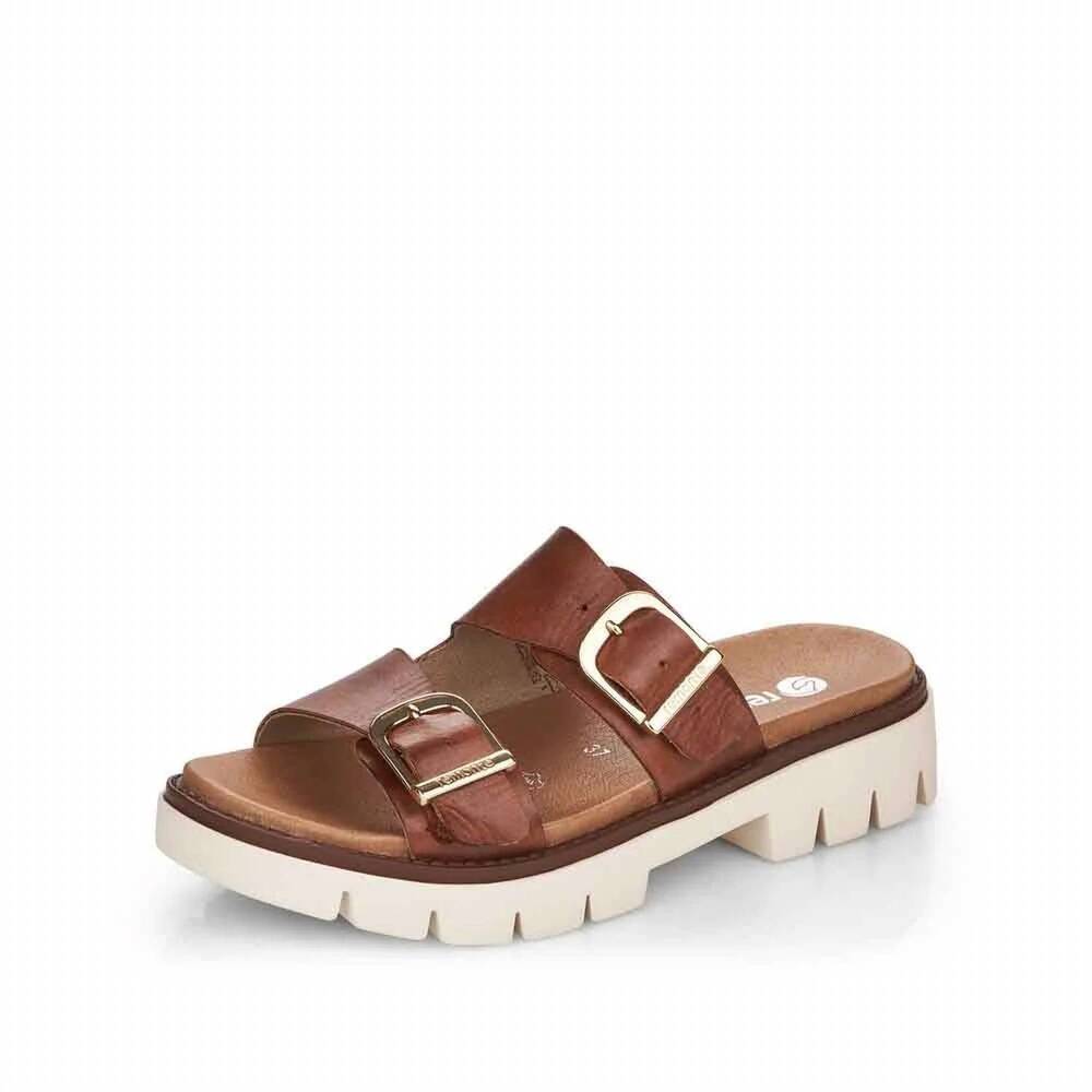 NEW REMONTE women's d7953-24 sandal in muskat/cayenne